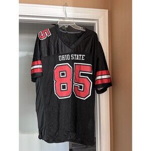 Ohio State Buckeyes #85 Football Jersey Men’s XL black/red mesh nylon VTG